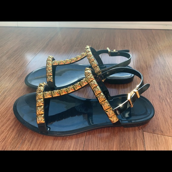 Stuart Weitzman Jelrose Studded Flat - Picture 2 of 3